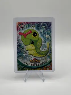 CATERPIE #10 POKEMON TOPPS - BLUE LOGO - NON-HOLO - SERIES 1 TV 1999 - Image 1