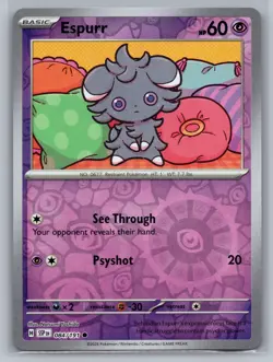 Espurr 84/191 Reverse Holo | Surging Sparks | Pokemon Card - Image 1