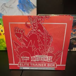 🔥💥POKEMON SWORD & SHIELD BATTLE STYLES ELITE TRAINER BOX💥 (NEW) - Image 1