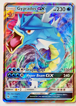Pokemon TCG: Gyarados GX Hidden Fates #16/68 MINT - Image 1