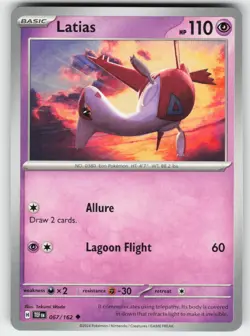 Latias 067/162 Uncommon Temporal Forces Pokemon Near Mint - Image 1