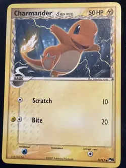 CHARMANDER 10/17 COMMON POP SERIES 5 POKEMON LP - Image 1