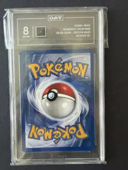 2000 Pokemon Team Rocket Dark Arbok Holo 1st Edition #2/82 TAG 8 - Image 2