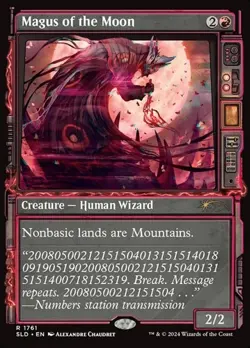 Magus of the Moon - Rainbow Foil Showcase SLD NM MTG - Image 1