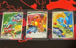 Pokemon First Partner Illustration Collection Series 1 Kanto Gen 1 Starters Set - Image 1