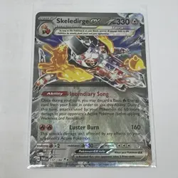 Pokemon Card Skeledirge ex 137/182 Paradox Rift Double Rare Holo - Image 1
