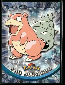 Slowbro #80 Topps Trading Cards Series 2 Blue Logo Pokemon Near Mint - Image 1