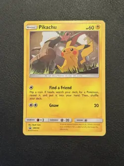 Pokemon Pikachu SM234 Holo Promo LP - Image 1