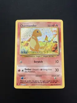 Pokemon Charmander 001/034 Classic Collection Holo 50 HP English 2023 - Image 1