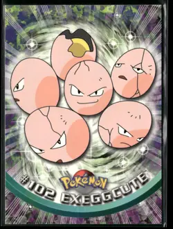 Exeggcute #102 Topps Trading Cards Series 2 Blue Logo Pokemon Near Mint - Image 1
