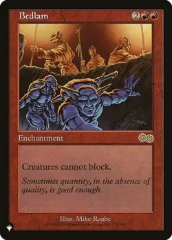Bedlam - Retro Frame The List NM MTG - Image 1