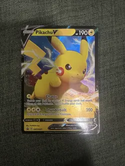 Pikachu V - - SWSH061 - SWSH: Sword & Shield Promo Cards - Promo - Pokemon - NM - Image 1