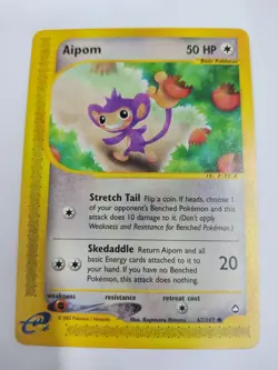 MINT Pokemon Aquapolis Aipom 67/147 MINT - Image 2