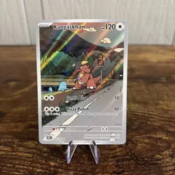 Pokemon TCG Kangaskhan Destined Rivals Illustration Rare Card 204/182 SV10 - Image 1