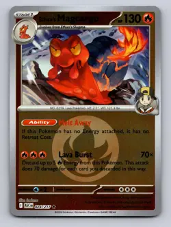 ETHAN'S MAGCARGO (ENERGY SYMBOL PATTERN) 024/217 R ASCENDED HEROES POKEMON NM - Image 1