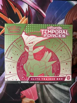Pokemon TCG S&V Temporal Forces Iron Leaves Elite Trainer Box ETB - Image 1