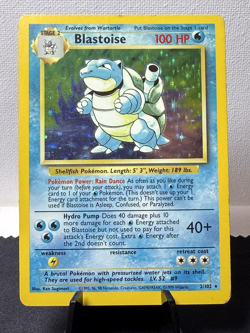 Pokemon TCG: Base Set Unlimited Blastoise 2/102 Holo Rare MP - Image 1