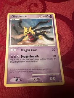 Pokemon TCG Giratina 28/127 Cosmos NM Non Holo Rare Platinum Base Card - Image 1