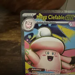 Mega Clefable ex - 103/088 Perfect Order - NM - Full Art - Pokemon Pre-Release - Image 3