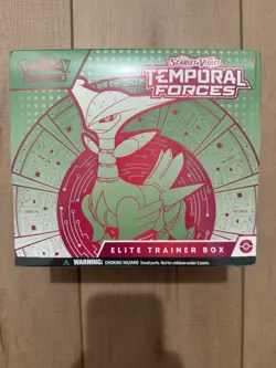 Pokemon TCG Temporal Forces Iron Leaves Elite Trainer Box ETB Sealed - Image 1