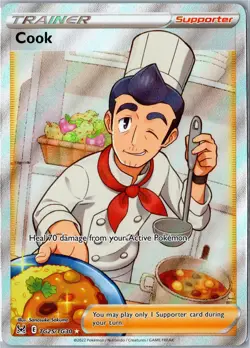 Pokemon Card - Cook TG25/TG30 Lost Origin Trainer Gallery Ultra Rare Near Mint - Image 1