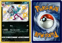 Pokemon Card - Morgrem SV084/SV122 Shining Fates Shiny Vault Shiny Rare NM - Image 3