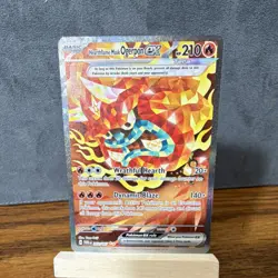 Pokemon Hearthflame Mask Ogerpon EX Tera Full Art Holo 212/167 Sv06 Rare 210 HP - Image 1