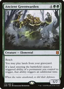 Ancient Greenwarden ZNR NM MTG - Image 1