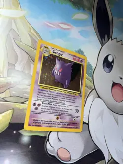 Pokemon Gengar Fossil Holo Foil Unlimited 5/62 MP - Image 4