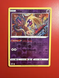 Jynx 62/195 Pokemon TCG SW&SH Silver Tempest Reverse Holo Uncommon - Image 1