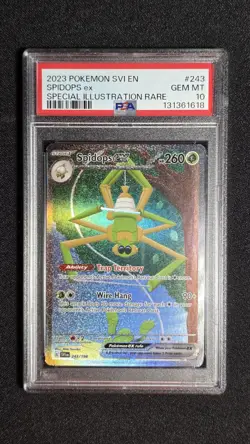 PSA 10 Spidops ex Special Illustration Rare #243 – 2023 Pokemon Scarlet & Violet - Image 1