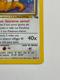 Dragonite 4/62 Fossil Holo Rare Pokemon Card Italian - Image 5