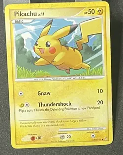 Pokemon Non Holo Pikachu Regular Card 120/147 Supreme Victors - Image 1