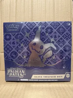 Pokemon TCG: Scarlet & Violet Paldean Fates Elite Trainer Box ETB New Sealed 820650856181 - Image 1