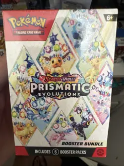 Pokemon Trading Card Game –Scarlet & Violet: Prismatic Evolutions Booster Bundle - Image 1