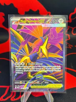Pokemon TCG Mega Skarmory EX 106/088 Perfect Order Full Art Rare Card - Image 1