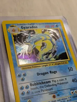Pokemon TCG Gyarados 006/102 Base Set Holo 1999 WOTC - Image 3