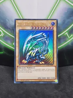 Yugioh Blue-Eyes White Dragon LCKC-EN001 Ultra Rare 1st Edition NM - Image 1