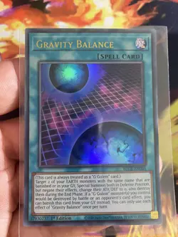 Gravity Balance Ultra Rare BLCR-EN046 1st Edition NM Yugioh - Image 1