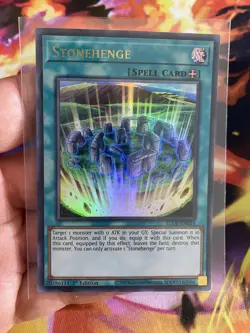 Stonehenge Ultra Rare BLCR-EN024 1st Edition NM Yugioh - Image 1