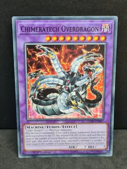 Yugioh Chimeratech Overdragon LEDD-ENB27 Common 1st Edition NM - Image 1