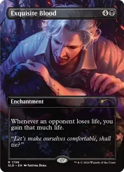 Exquisite Blood - Rainbow Foil Extended Art SLD NM MTG - Image 1