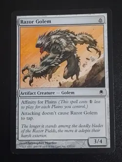 Magic the Gathering MTG Razor Golem Darksteel Lightly Played Excellent x4 - Image 4