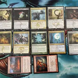 MTG MIX. 12. CARDS YELLOW RARE LOT MINT NEVER PLAYED 00002 Lot - Image 2