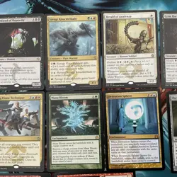 MTG MIX. 12. CARDS YELLOW RARE LOT MINT NEVER PLAYED 00002 Lot - Image 4