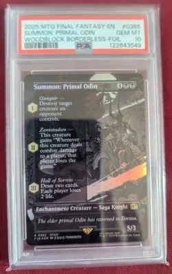 2025 MTG Final Fantasy Summon: Primal Odin - Image 1
