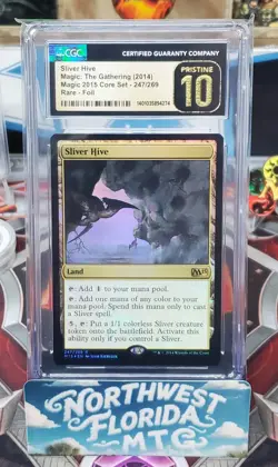 MTG - CGC Pristine 10 - M15 and SLD - Sliver Hive (Foil) 2 SLAB Set - Image 2