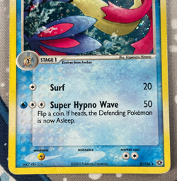 Milotic 8/106 Holo Rare EX Emerald Pokemon Card Vintage 2005 HP/DMG - Image 3