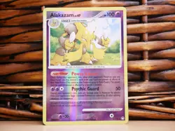 Pokemon ALAKAZAM 2/123 REV HOLO | MP Moderate Play | Mysterious Treasures | 2007 - Image 1