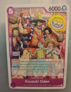Kouzuki Oden OP13-063 OP-13 Carrying On His Will One Piece Card - Image 1